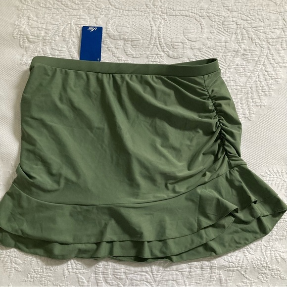 NWT Hilor swimsuit skirt bikini swim bottoms size 18 - Picture 6 of 8